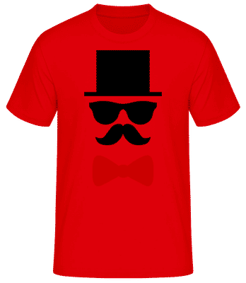 Nœud papillon rouge du marié - T-shirt standard Homme - Rouge - Devant