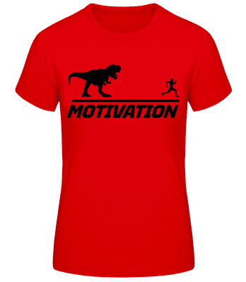 Motivation - T-shirt standard Femme - Rouge - Devant