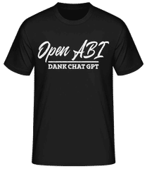 Open ABI Dank ChatGPT · Männer Basic T-Shirt