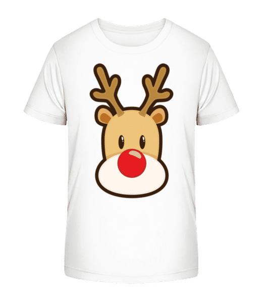Aperçu: Renne Logo - T-shirt bio Enfant Stanley Stella 2.0 - Blanc - Devant