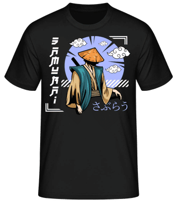 Samurai - Men's Basic T-Shirt - Black - Front