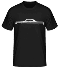 'Chevrolet Impala SS 1964' Silhouette - Men's Basic T-Shirt - Black - Front