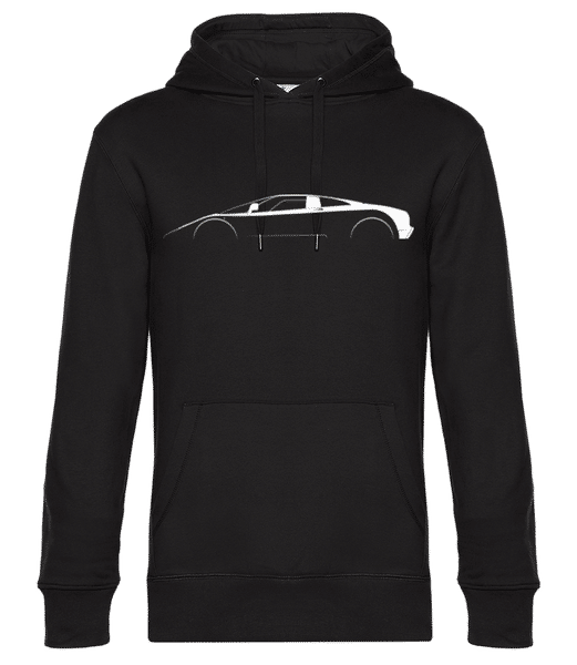 Preview: 'Bugatti EB110 GT' Silhouette - Men’s Standard Hoodie - Black - Front