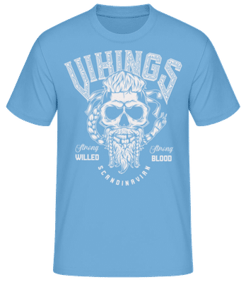 Vikings Scandinavian - Men's Basic T-Shirt - Light blue - Front
