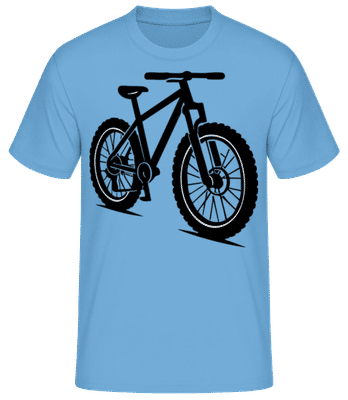 Vélo De Montagne - T-shirt standard Homme - Bleu clair - Devant