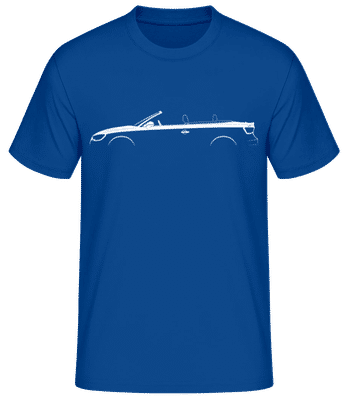 'Audi A3 Cabriolet (8V)' Silhouette - T-shirt standard Homme - Bleu royal - Devant