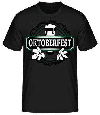 Oktoberfest Logo - Men's Basic T-Shirt - Black - Front