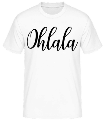 Ohlala - T-shirt standard Homme - Blanc - Devant