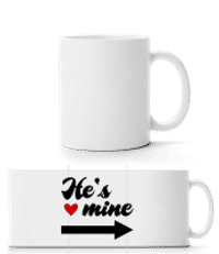 He's Mine - Panorama Mug - White - Front