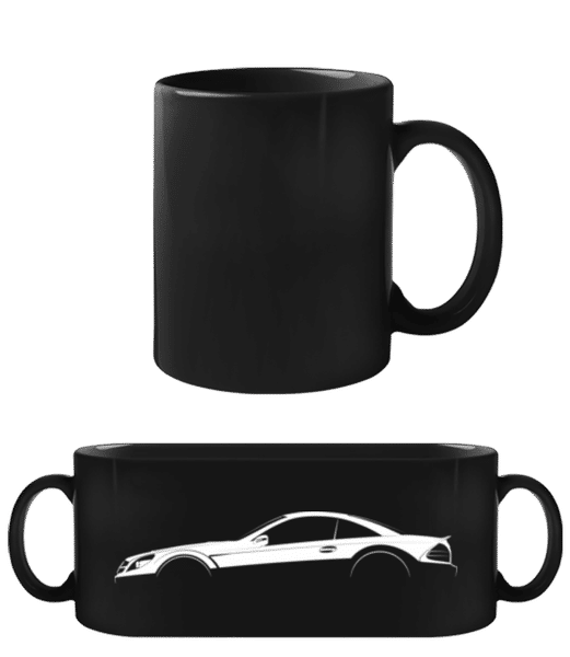 Aperçu: 'Mercedes SL 65 AMG Black' Silhouette - Tasse Noire - Noir - Devant