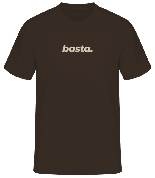 Preview: Basta - Men's B&C T-Shirt - Brown - Front