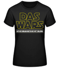 Das Wars Ruhestand - Frauen Basic T-Shirt - Schwarz - Vorne