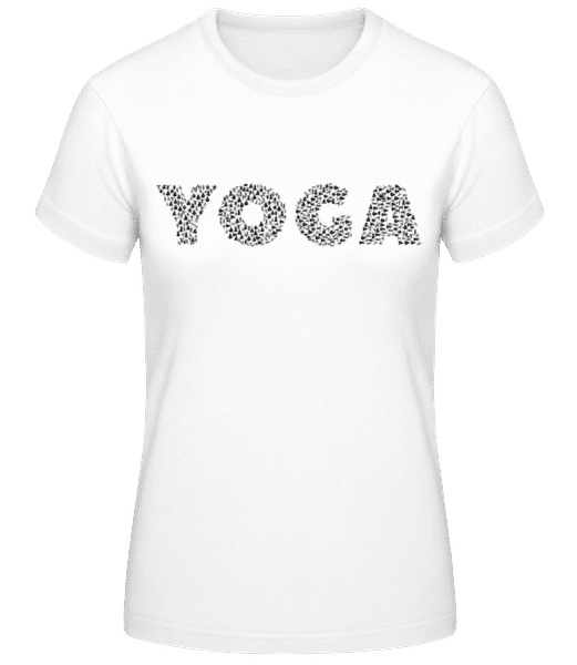 Aperçu: Yoga Vert - T-shirt standard Femme - Blanc - Devant
