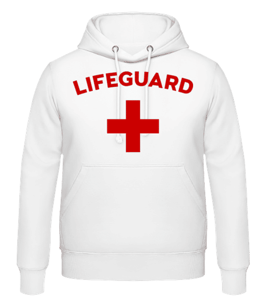 Preview: Lifeguard - Men's Hoodie - White - Front