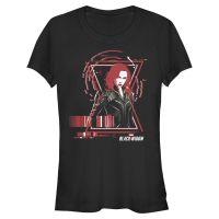 Marvel - Black Widow - Black Widow Widow Barcode - Femme T-shirt - Noir - Devant