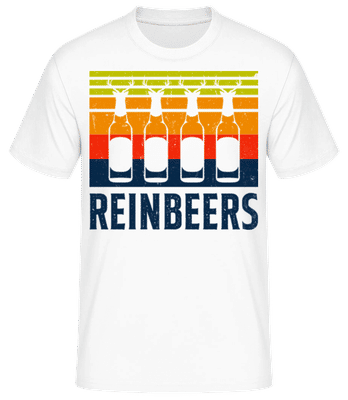 Reinbeers - Pánské basic tričko - Bílá - Napřed