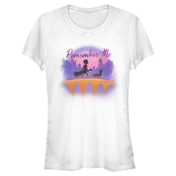 Vorschau: Pixar - Coco - Miguel & Dante COCO Bridge Air Brush - Frauen T-Shirt - Weiß - Vorne
