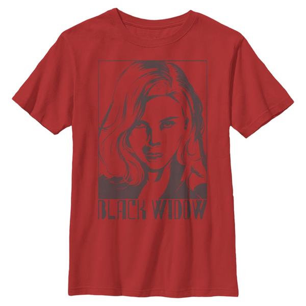 Aperçu: Marvel - Black Widow - Black Widow Tie Dye Widow - Enfant T-shirt - Rouge - Devant
