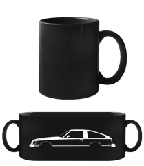 'Toyota Supra A50' Silhouette · Tasse Noire
