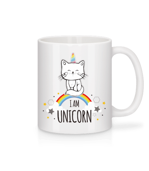 I Am Unicorn - Mug en céramique blanc - Blanc - Devant