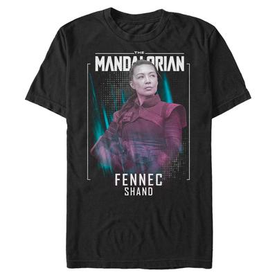 Star Wars - The Mandalorian - Fennec Shand MandoMon Epi7 Together is Better - Men's T-Shirt - Black - Front