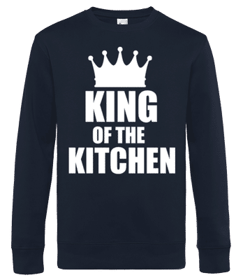 King Of the Kitchen - Men's standard sweatshirt - Navy - Front