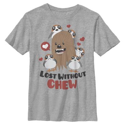 Star Wars - Le Réveil de la Force - Chewbacca Without Chew - Valentine's Day - Enfant T-shirt - Gris chiné - Devant