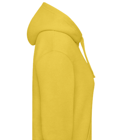 Sweat à capuche standard pour femme - Jaune - Droite