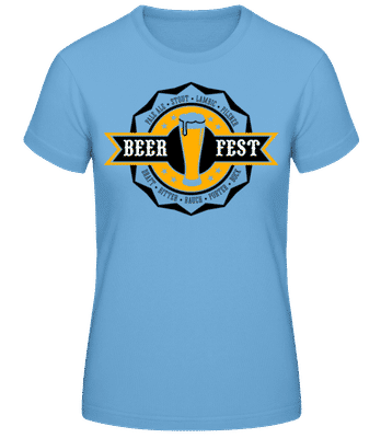 Beer Fest - Women's B&C T-Shirt - Light blue - Front