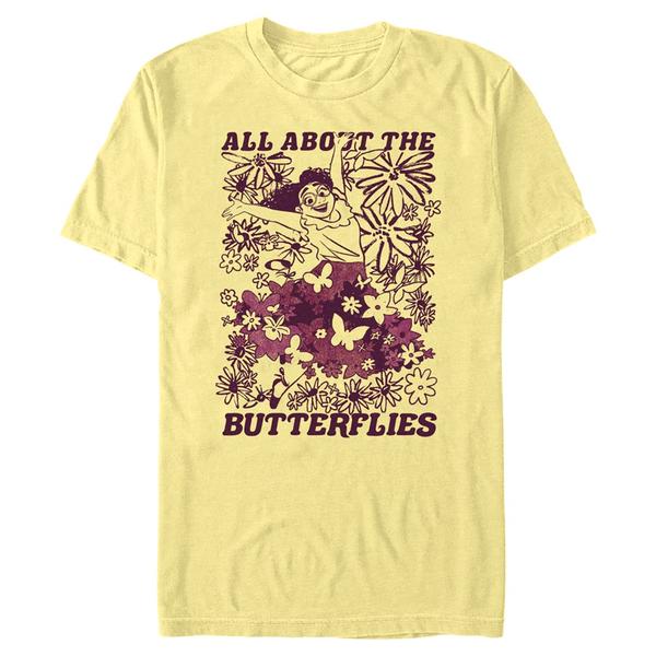 Aperçu: Disney - Encanto - Mirabel All About Butterflies - Homme T-shirt - Jaune - Devant