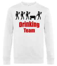 pitie Team - Pánska štandardná mikina - Biela - Predné