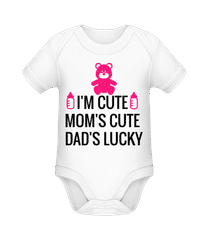 I'm Cute Dad's Lucky · Body manches courtes bio