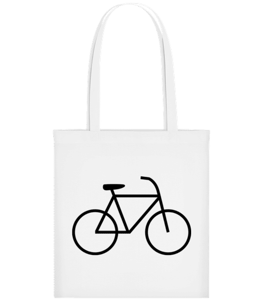 Aperçu: Vélo - Tote Bag - Blanc - Devant