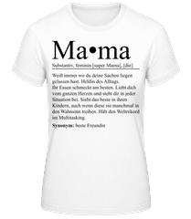 Mama Erläuterung · Frauen Basic T-Shirt
