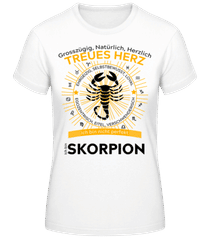 Sternzeichen Skorpion Orange · Frauen T-Shirt B&C