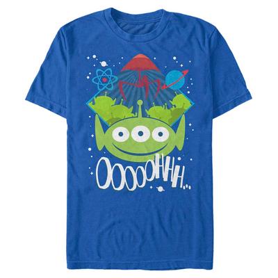 Pixar - Toy Story - Extraterrestres Alien Oooh - Homme T-shirt - Bleu royal - Devant