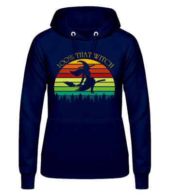 100% That Witch - Dámska mikina - Namornícka modrá - Predné