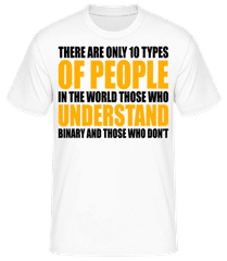 Only 10 Types Of People · T-shirt standard Homme
