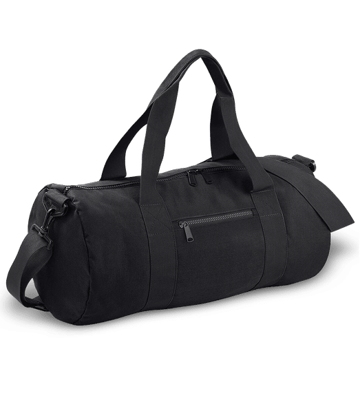 Preview: BagBase Retro Sports Bag - Black - Left