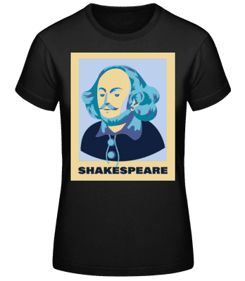 Shakespeare - Dámske basic tričko - Čierna - Predné