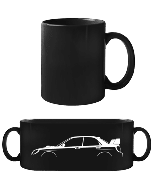 Aperçu: 'Subaru Impreza WRX STi 2005' Silhouette - Tasse Noire - Noir - Devant