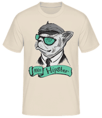 100% Hipster Dog · Camiseta básica para hombre