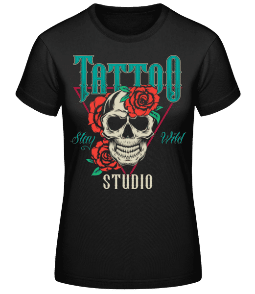Aperçu: Stay Wild Studio - T-shirt standard Femme - Noir - Devant