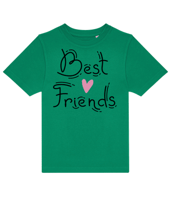 Best Friends - T-shirt enfants B&C - Vert irlandais - Devant