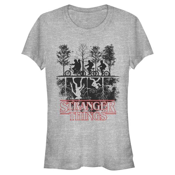 Netflix - Stranger Things - Photo de groupe Upside down - Femme T-shirt