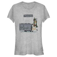 Star Wars - Boba Fett Oversized Luggage - Women's T-Shirt - Heather grey - Front