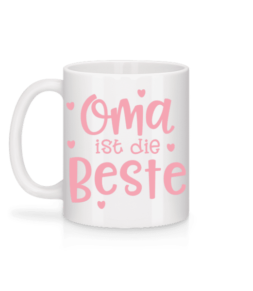 Vorschau: Oma Ist Die Beste - Tasse - Weiß - Hinten