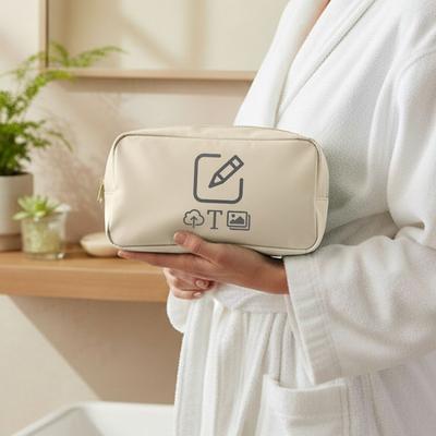 BagBase Travel Wash Bag - Cream