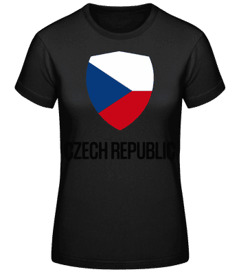 Czech Republic - T-shirt standard Femme - Noir - Devant