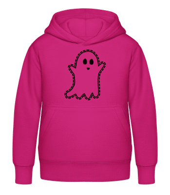 Ghost - Kid's Hoodie - Fuchsia - Front